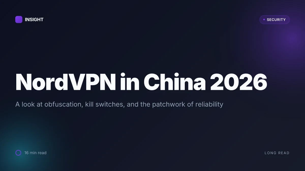 Nordvpn china does it work 2026: a comprehensive guide to nordvpn in china